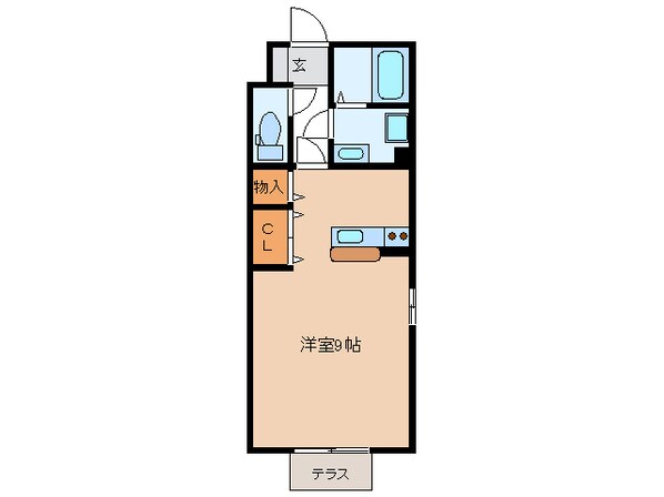 セジュール辻Ⅱの物件間取画像